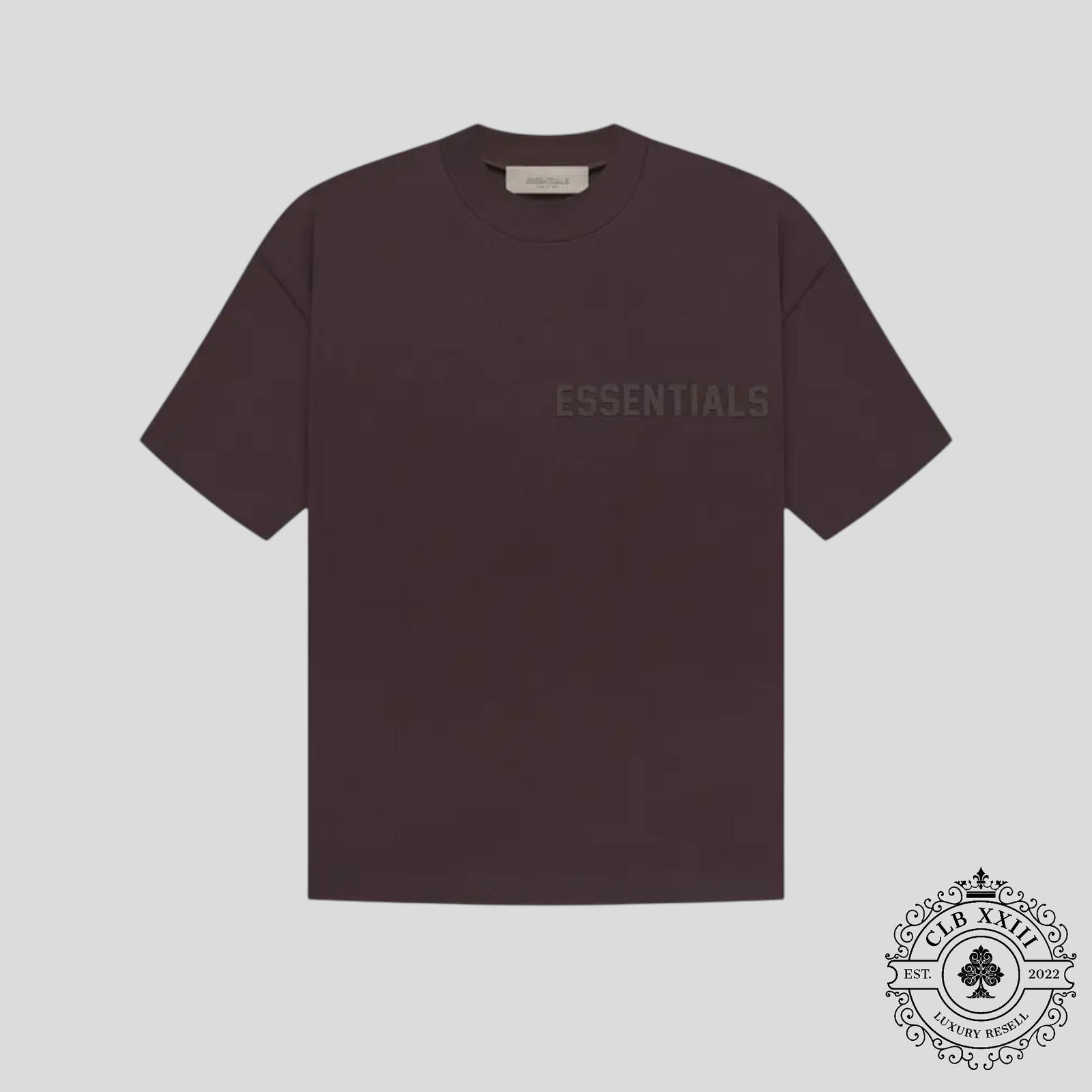 Fear of God Essentials Tee in Plum