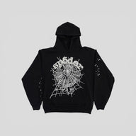 Sp5der Web Hoodie in Black