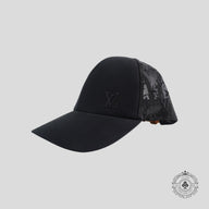 Louis Vuitton Monogram Mesh Baseball Cap in Black
