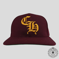 Chrome Hearts CH Embroidered Hat in Maroon