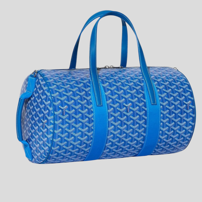 Goyard Barrel 40 Sports Bag in Sky Blue