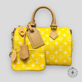 Louis Vuitton Speedy P9 Bandoulière Calfskin Bag, front view