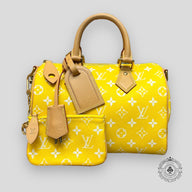 Louis Vuitton Speedy P9 Bandoulière Calfskin Bag, front view