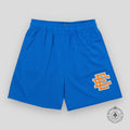 Eric Emanuel EE Basic Shorts in Electric Blue / Orange