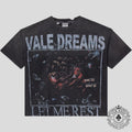 Vale Red Dress Tee in Black