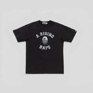 BAPE A Rising Bape Tee in Black & Grey