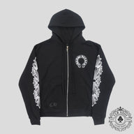Chrome Hearts Thermal Lined Horseshoe Zip Up Hoodie