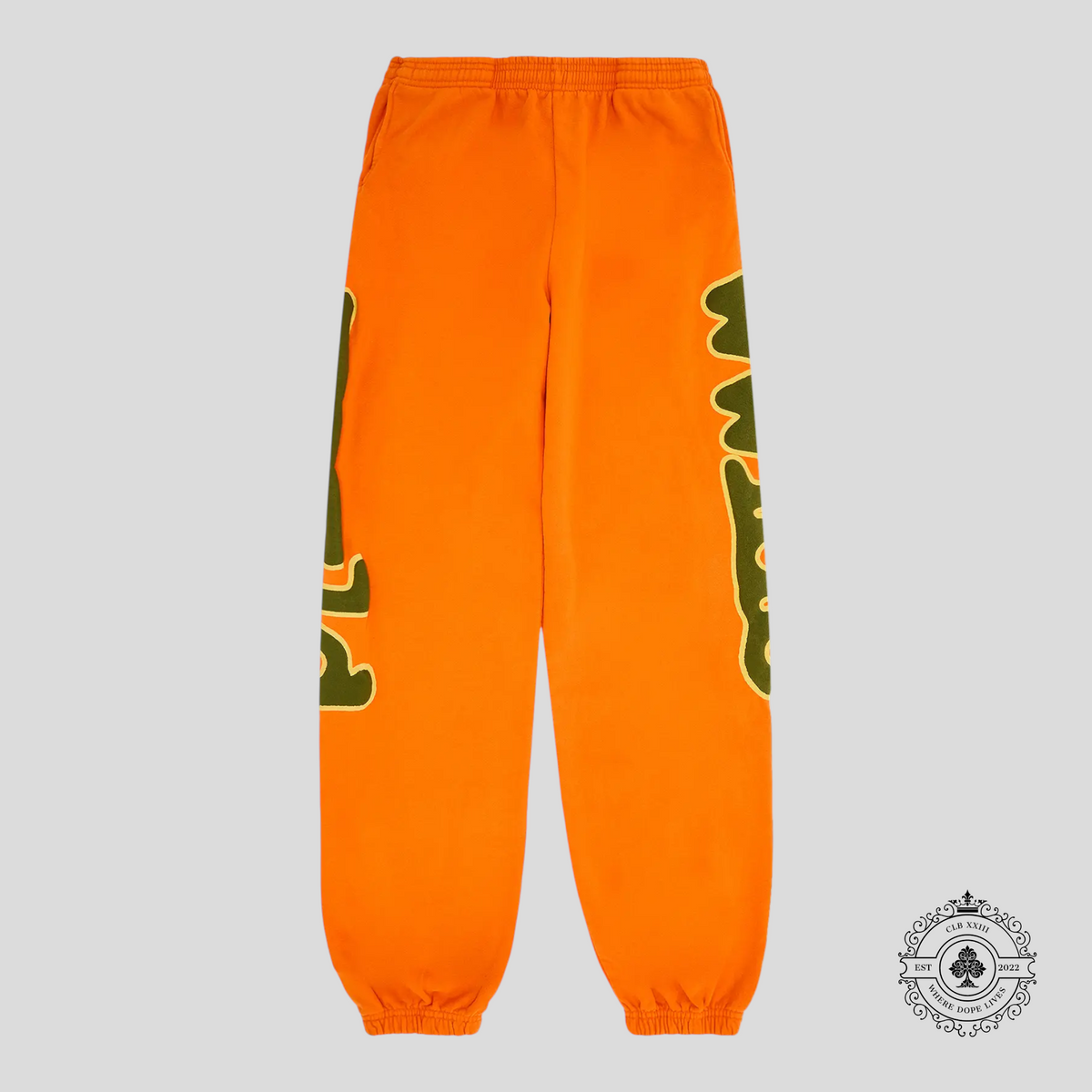 Sp5der Beluga Sweatpants in Orange