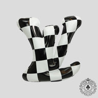 Louis Vuitton Bubble LV Checker Print Display