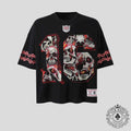 Lost Intricacy Football Jersey in Black