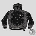 Amiri Bandana Basketball Hoodie in Black