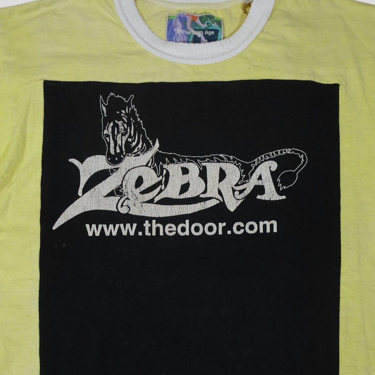 Better With Age Zebra Tee in Green