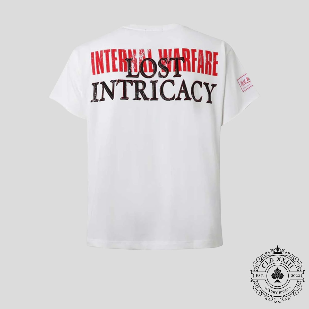 Lost Intricacy Front Page Mag T Shirt in White