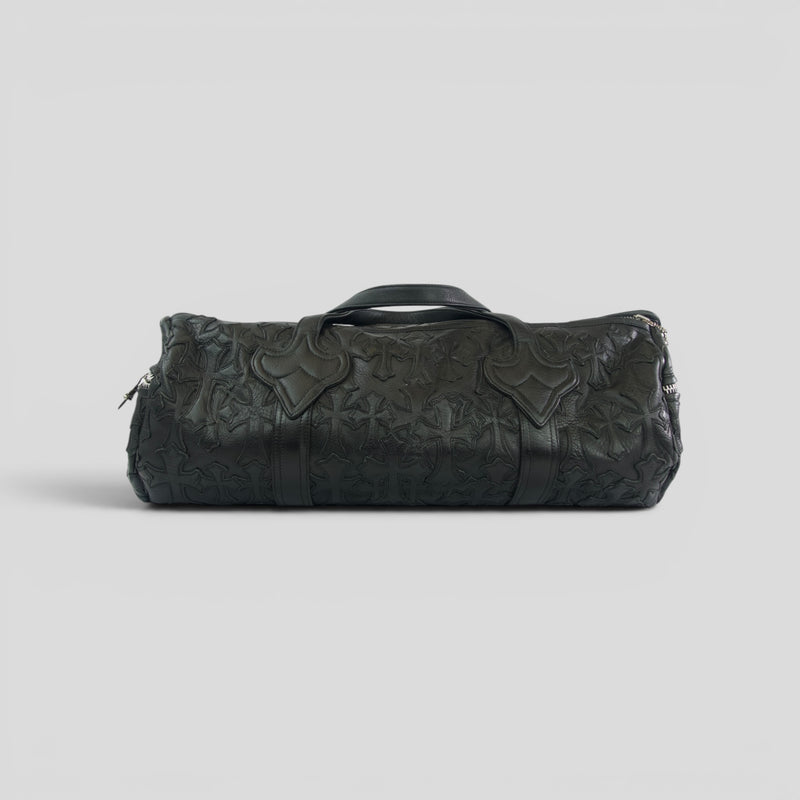 Chrome Hearts Leather Cross Patch Duffle Bag