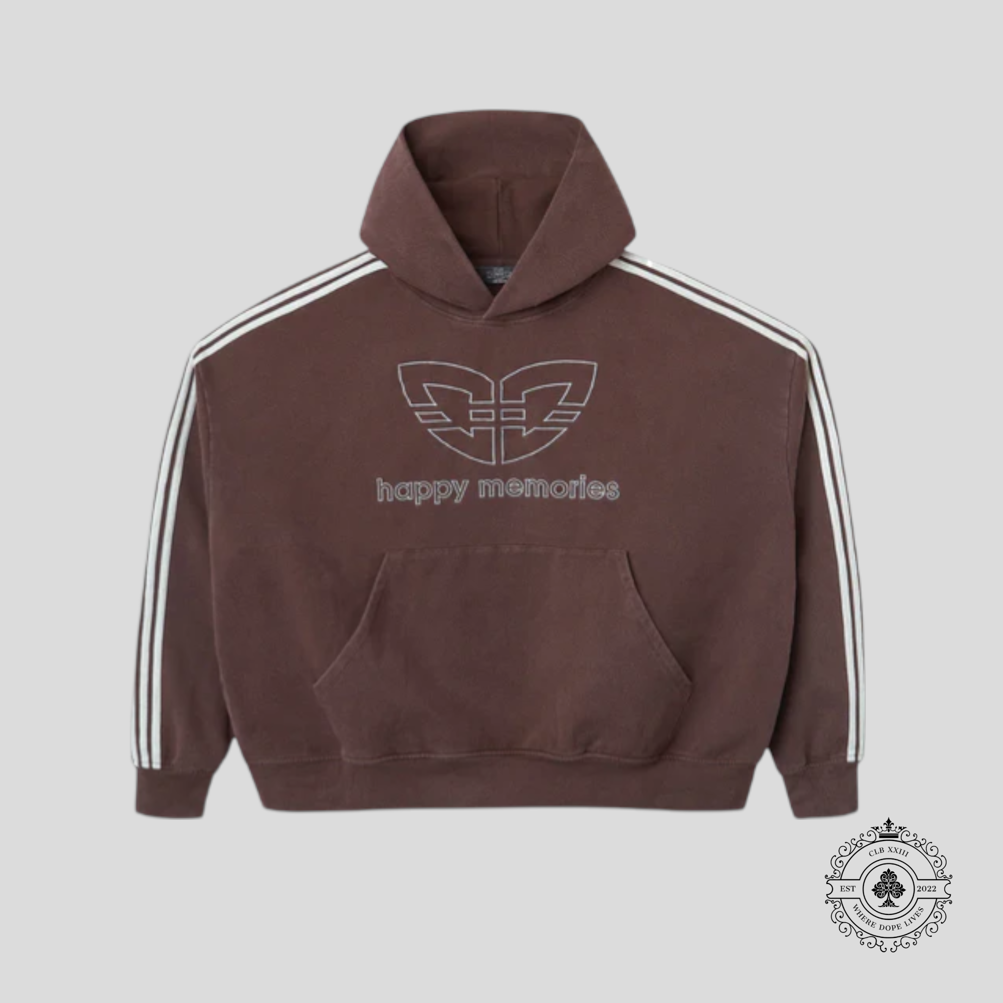 HMDD Butterfly Hoodie in Brown