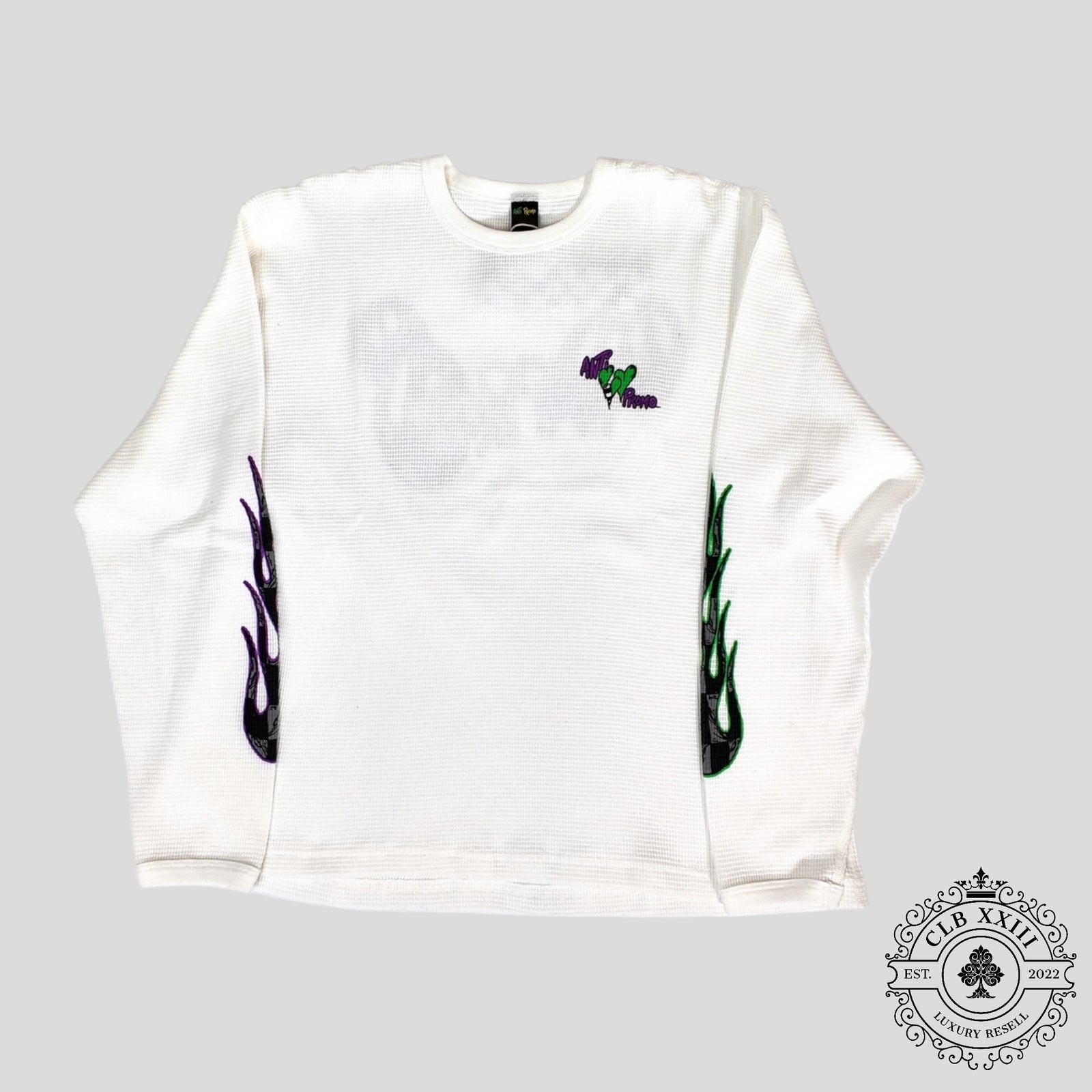 Anti Promo Matty Boy Thermal Shirt in White