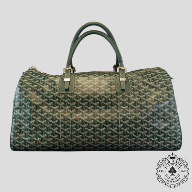 Goyard Boston 50 Travel Bag in Green