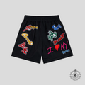 Eric Emanuel X Matty Boy Shorts in Black