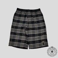 Chrome Hearts After School Flannel Cross Patch Shorts
