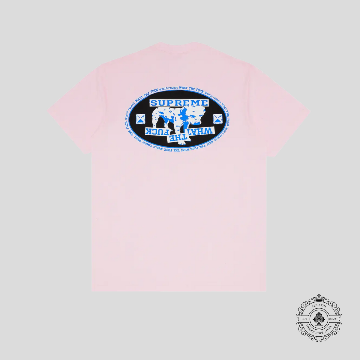 Supreme Dalmatian Tee in Pink