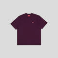 Supreme Small Box Logo Tee in Eggplant