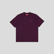 Supreme Small Box Logo Tee in Eggplant