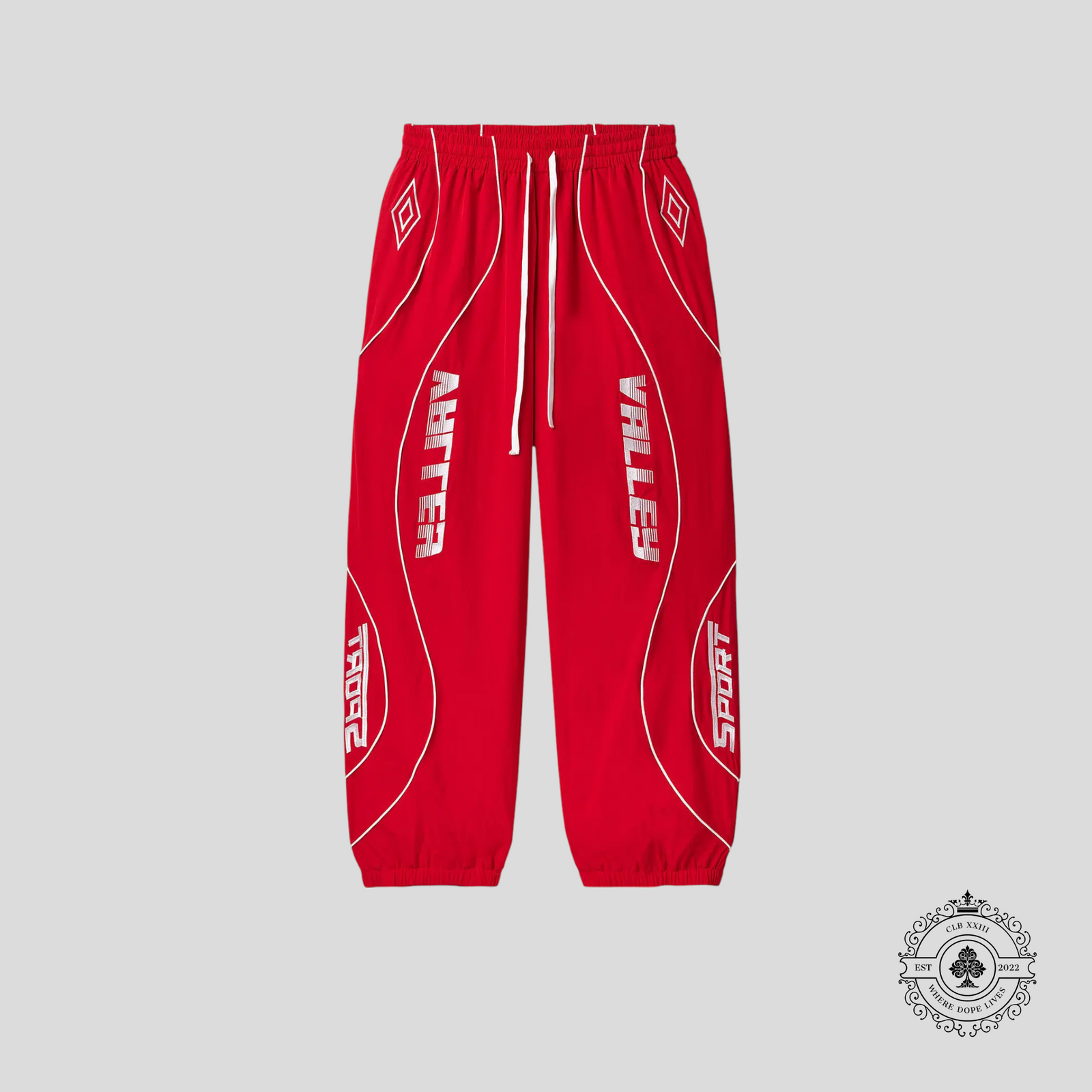 Vale Swish Pants in Red