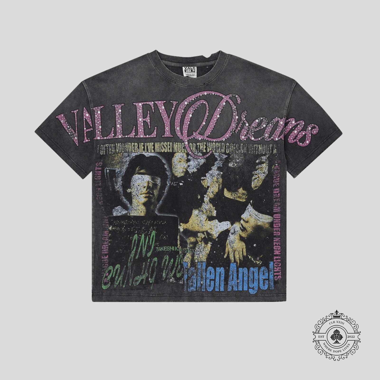 Vale Fallen Bling Tee in Black
