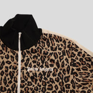 Palm Angels Classic Track Jacket in Leopard