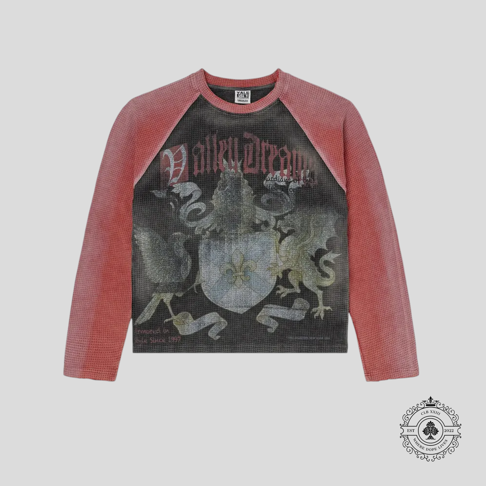 Vale Crest Thermal in Black/Red