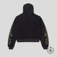 Vale Forever Gods Liberty Zip Up Hoodie in Black