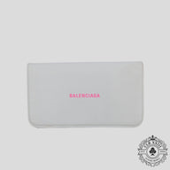 Balenciaga Chain Strap Leather Clutch