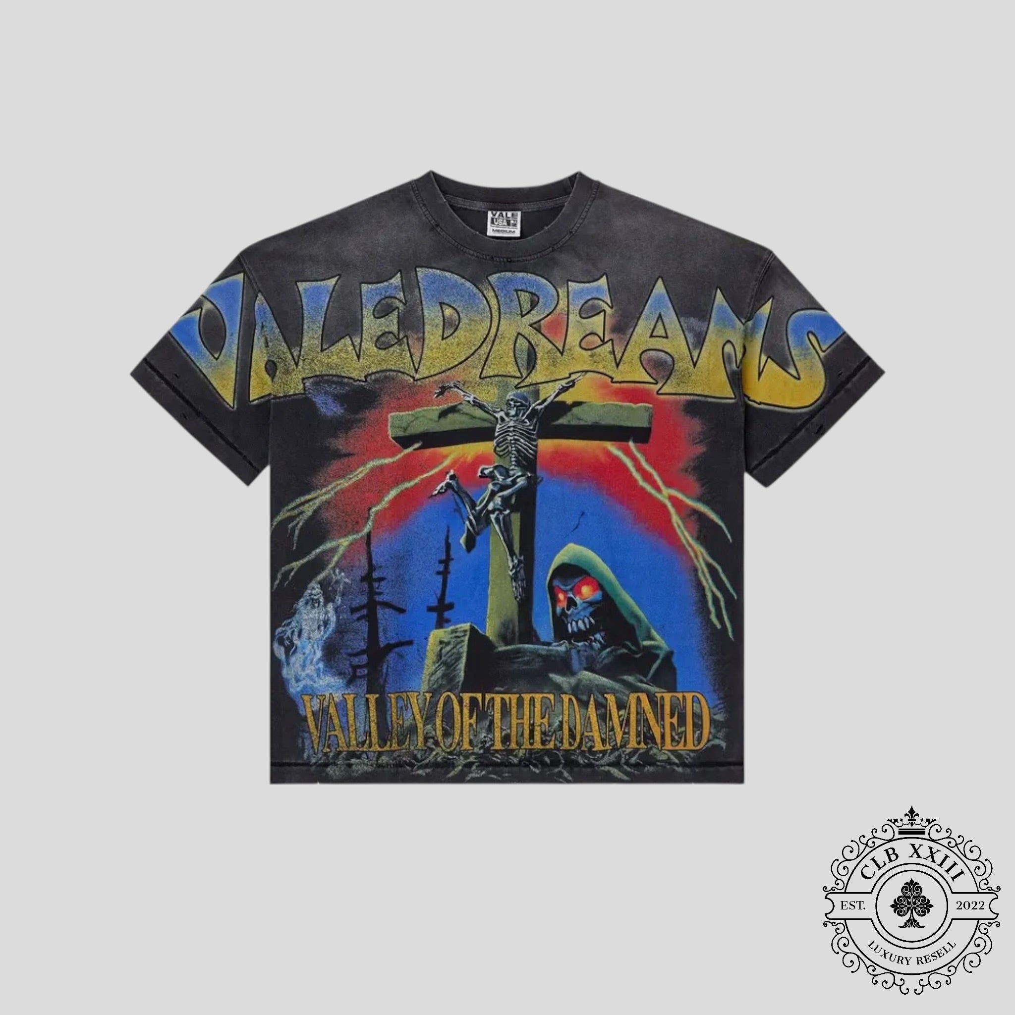 Vale Damned Big Tee in Black