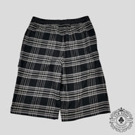 Chrome Hearts After School Flannel Cross Patch Shorts