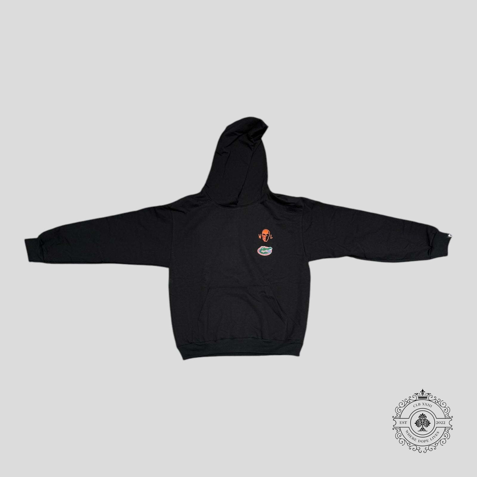Warren Lotas Gator Swamp Hoodie in Black
