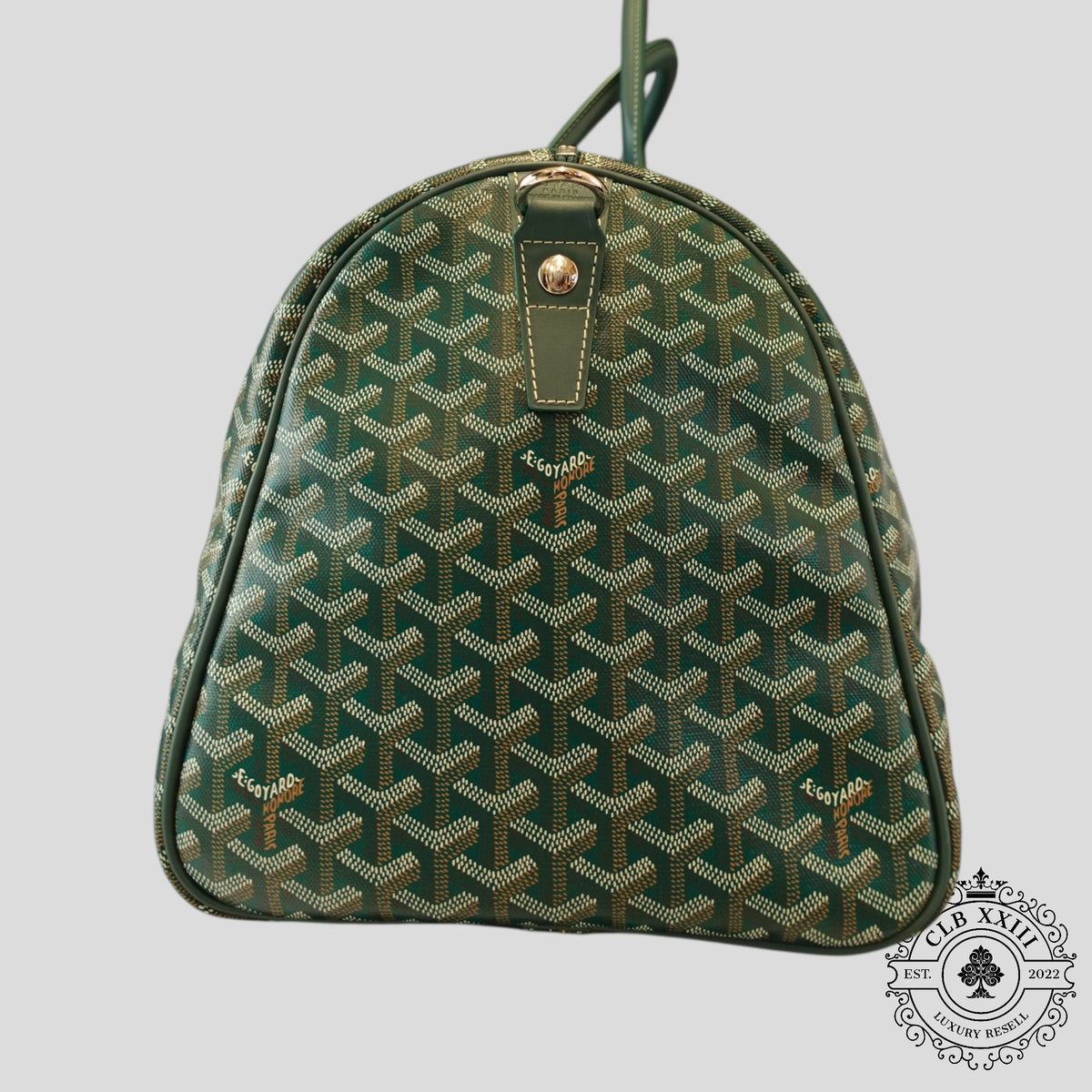 Goyard Boston 50 Travel Bag in Green