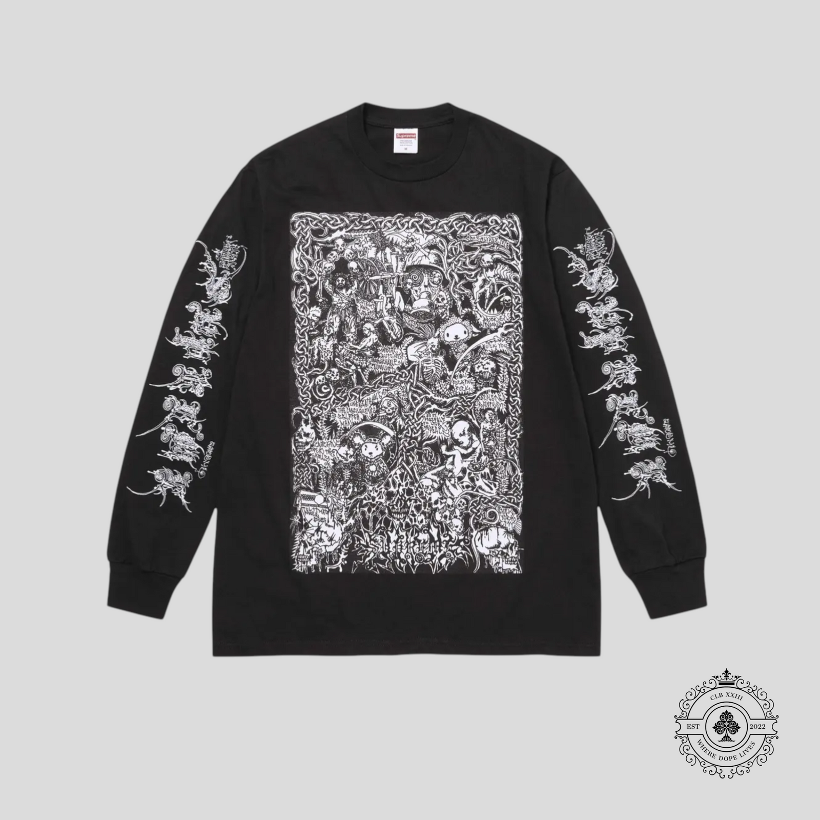 Supreme Wombat LS Tee in Black