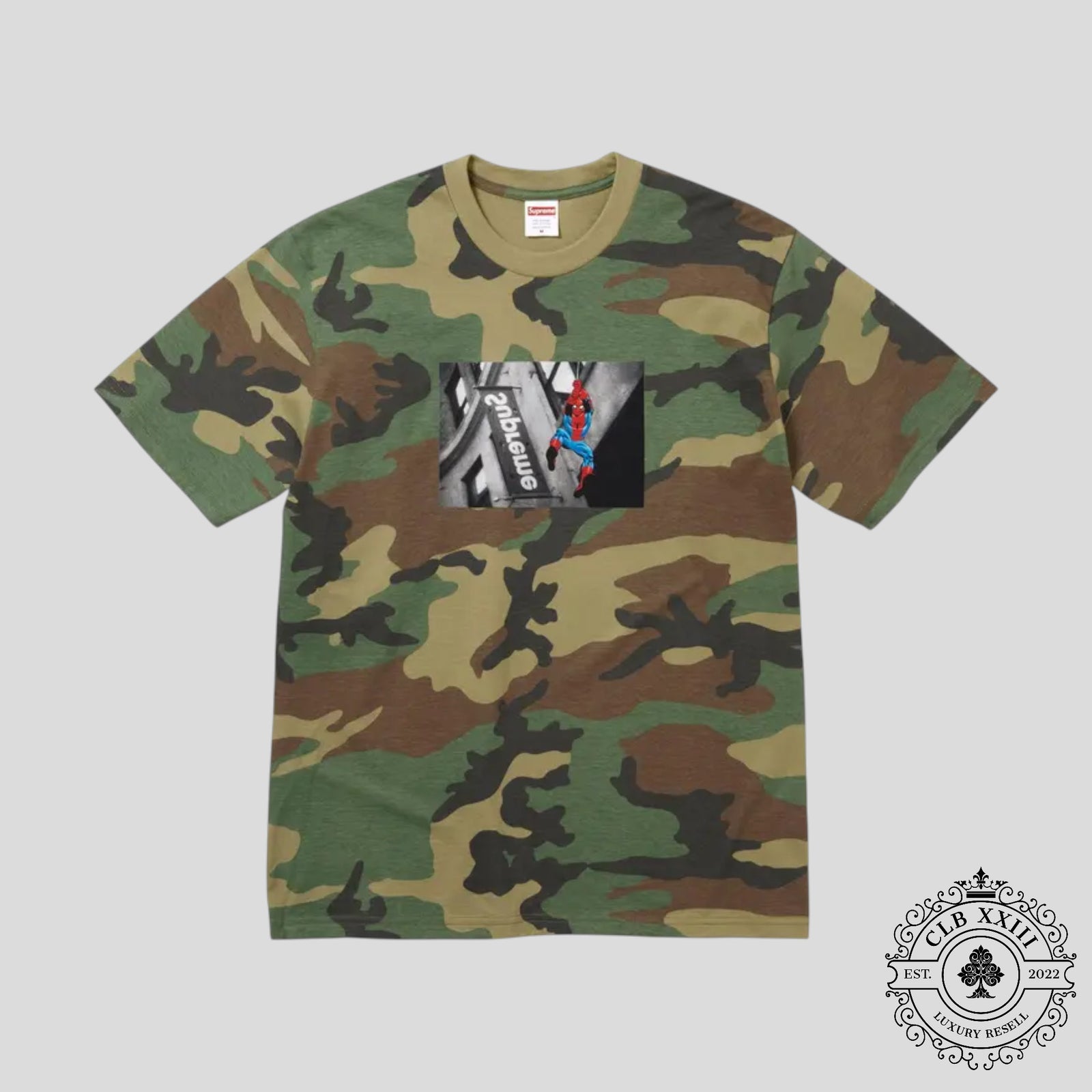 Supreme Spider-Man Tee in Camo