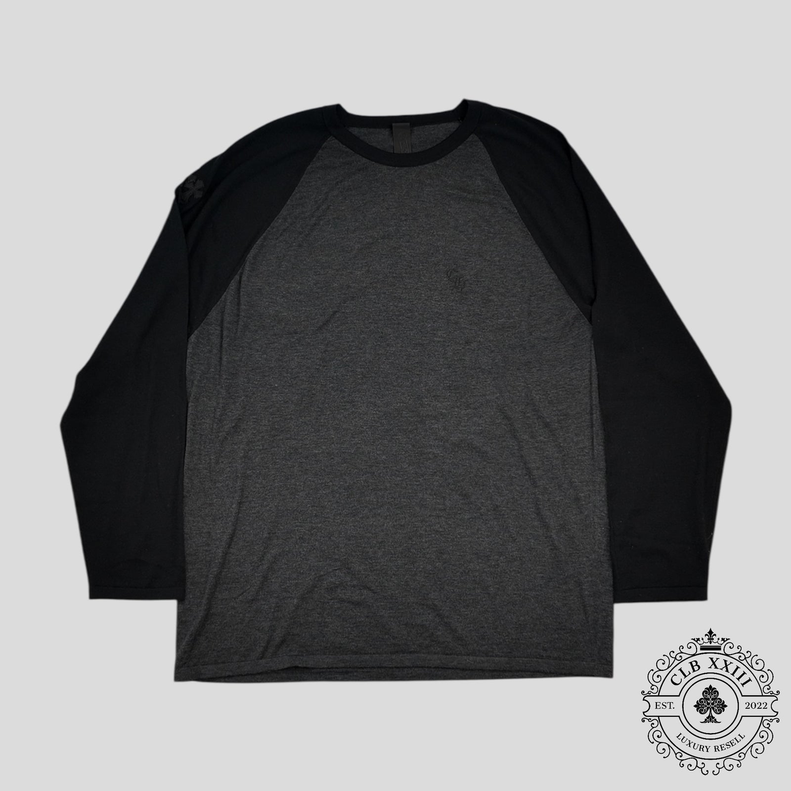 Chrome Hearts Silk Blend Cross Patch Shirt in Black
