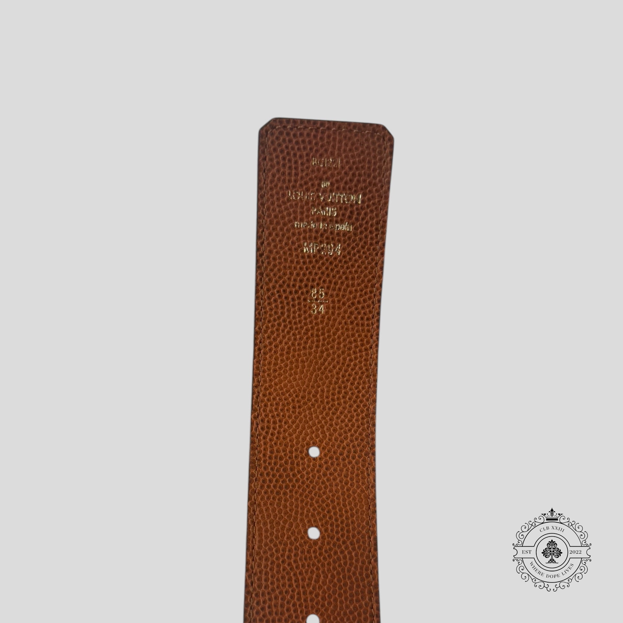 Louis Vuitton NBA LV Initiales Belt