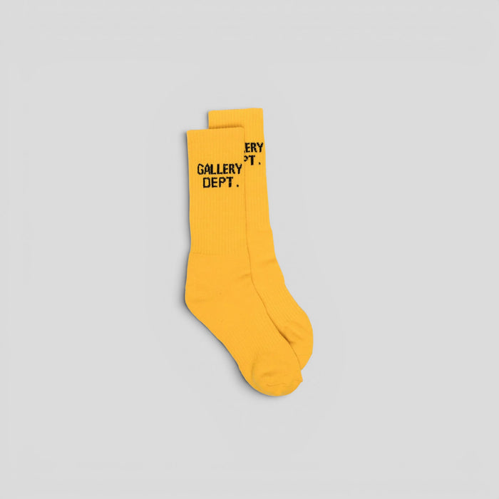Gallery Dept. Logo Socks in Yellow