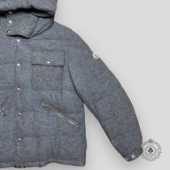 Moncler Padded Quilted Coat in Grey