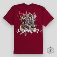 Supreme Satan Tee in Cardinal Red