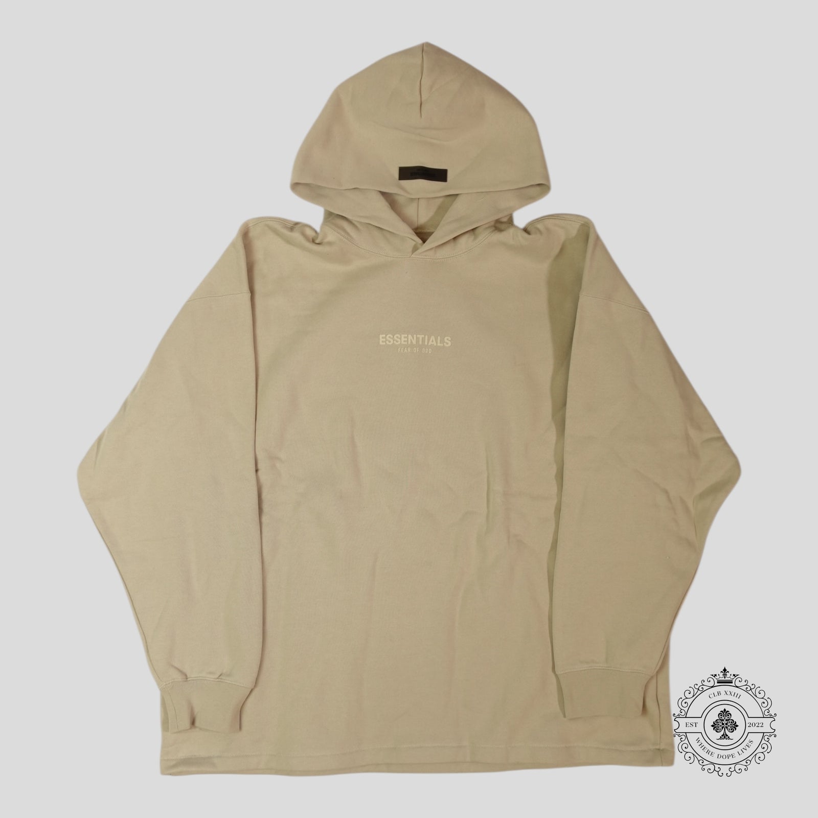 Fear of God Essentials Hoodie in Beige