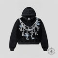 Vale Big Chain Hoodie in Black