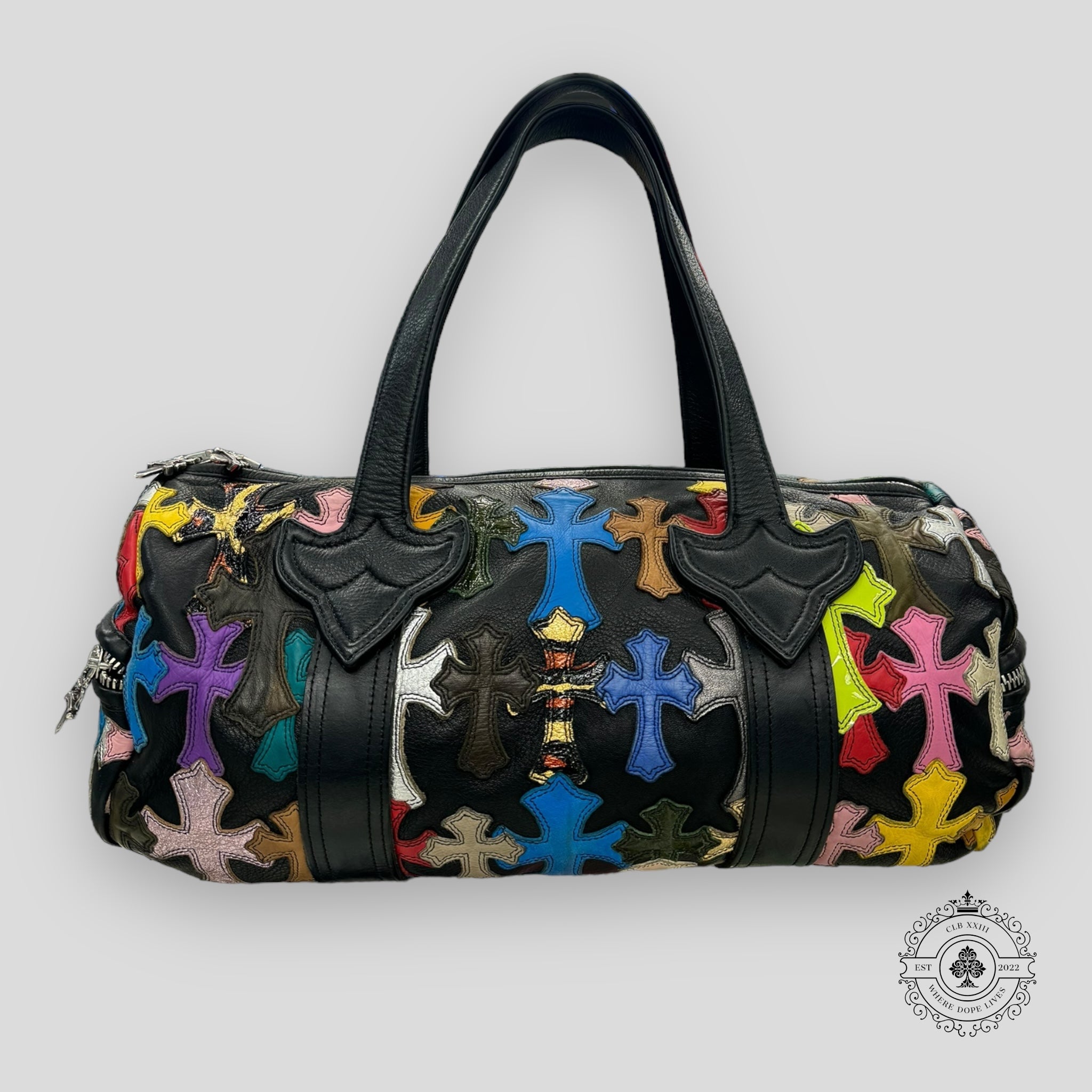 Chrome Hearts Multi-Color Cross Patch Mini Duffle