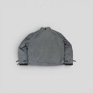 Vetements Layered Reflective Windbreaker in Blue