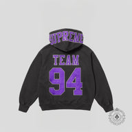 Supreme Team 94 Hooded Sweatshirt in Black
