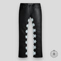 Lostshdws Waxed Denim in Black / White