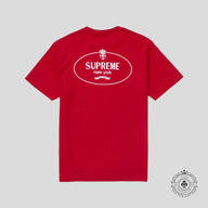 Supreme Crest Tee in Red